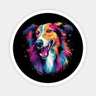 Borzoi Happiness Magnet